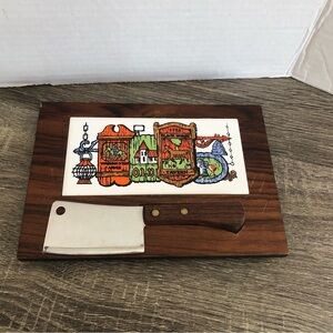 Vintage Cheese  Board Set